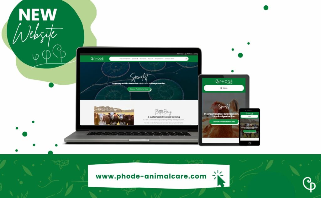 Phodé Animal Care website: a new website dedicated to animal production